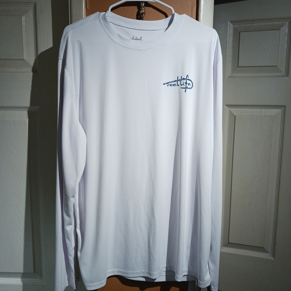 Reel Life Men's Freshly Caught Long Sleeve Shirt. Size XXL